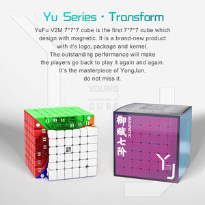 YJ YUFU 7x7 Cubo de velocidad magnético Stickerless 7x7x7 <span class=keywords><strong>Speedcube</strong></span> Magic Puzzle Cube Juguetes para niños - Product Image 3