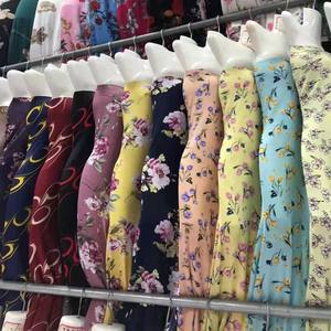 Stocklot <span class=keywords><strong>100</strong></span>% Rayonne <span class=keywords><strong>viscose</strong></span> tissu imprimé robe matériel - Product Image 5