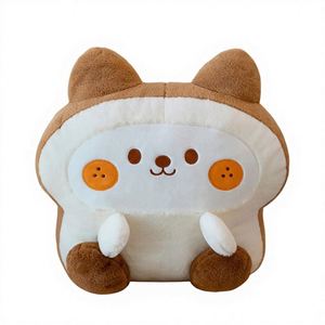 Cute Best-selling Cookie <b>Pillow</b> Plush Toy New Chick & Akita Puppy Dolls Children's Gift 20-45cm - Product Image 3