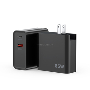 Usine de cadeaux populaire 65W PD adaptateur de chargeur rapide EU/US/UK chargeur de téléphone convertible Glug pour l'extérieur pour les voyages pour la promotion - Product Image 1