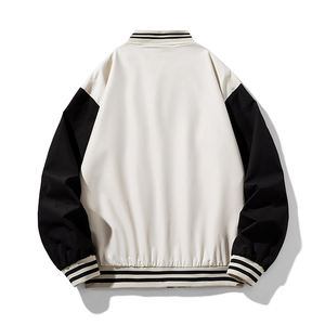 Tendance automne-hiver : Nouvelle veste pour homme, manteau de marque tendance, veste de travail, uniforme de baseball décontracté et sportif en velours. - Product Image 4