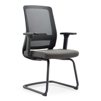 Chaise en maille chaise de bureau fixe avec chaise en maille pour personnel