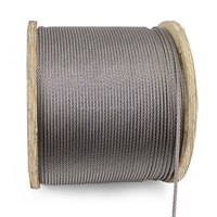 SS304 1x7 7x7 7x19 1x19 1,5mm 2mm 3mm 5mm Edelstahl kabel Drahtseil Hergestellt in China
