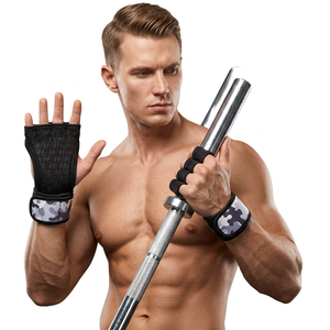 Gants de sport unisexes en néoprène, robustes, antidérapants, respirants, avec fermeture auto-agrippante, logo personnalisé, légers, pour la musculation, le fitness et le cross-training - Product Image 1