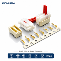 Connecteur fil-circuit double rangée SHLD 1,0 mm avec boîtier de verrouillage sécurisé SMT pour l'électronique automobile