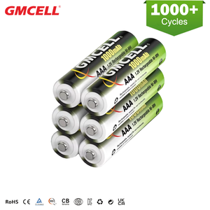แบตเตอรี่แบบชาร์จได้ AAA NI-MH 600mAh/800mAh/1000mAh 1.2V NiMH สำหรับเมาส์ไร้สายและคีย์บอร์ด - Product Image 1