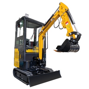 Precio de Fábrica al por Mayor en China, Excavadora Compacta de 1.5 Toneladas <span class=keywords><strong>con</strong></span> Motor Kubota Yanmar, Remolques para Retroexcavadoras, Mini Excavadoras Pequeñas y Compactas - Product Image 3