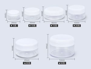 Pot de sous-emballage de crème baume à lèvres avec impression de logo personnalisée et boîte de pansements PS ronds de 5g 10 20 30 50g - Product Image 6