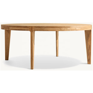 Cao cấp hiện đại bền bàn tròn rắn tếch sọc hàng đầu thời tiết Đồ Gỗ Ngoài Trời - Product Image 1