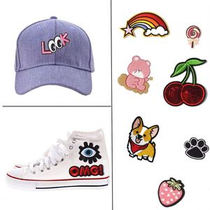 Wholesale Custom Size Chenille Woven <b>Fabric</b> Embroidered Badge Iron on Patches Woven Badges <b>Machine</b> Embroidery Patch for Clothing - Product Image 3