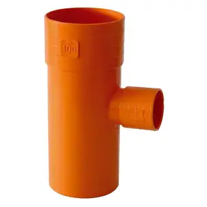 Superior PVC Reduced Branch Connector - Precise Flow with Secure Cold Welding - Ideal for Strong Plumbing Connections
