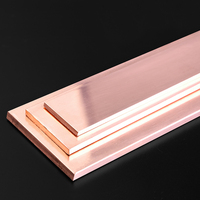 Barre de cuivre pour busbar, prix au kg, barre de cuivre flexible laminée plate pour mise à la terre