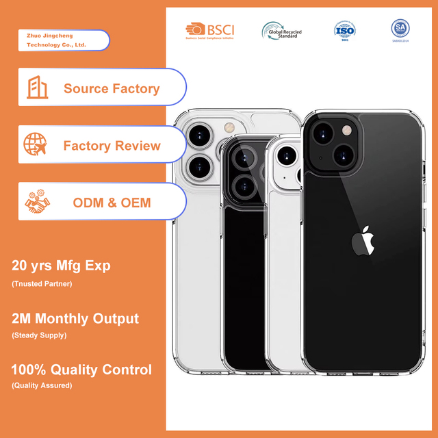 Clear Phone Case for IPhone 17 16 15 14 13 12 Pro Max Lens Cover Magnetic Transparent Soft Phone Case Phone Cases