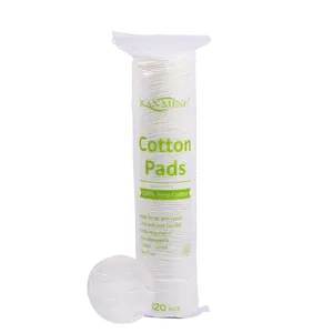 120 Pack Pure And Simple: 100% Cotton Disposable Pads For Every Day Use