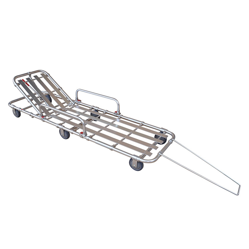 MN-AS006  Manual Ambulance Stretcher Patient Emergency Transfer Trolley With Good Price