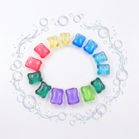Produits de nettoyage à prix réduit, mousse 8g, élimine les taches, lessive tout-en-un en dosettes pour vêtements