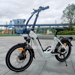 Bicicleta <span class=keywords><strong>plegable</strong></span> eléctrica de 20 pulgadas 48V 500W 10Ah Batería oculta Step Thru <span class=keywords><strong>Ebike</strong></span> <span class=keywords><strong>plegable</strong></span> para viajeros - Product Image 2