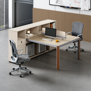 Muebles de Oficina Modulares de Lujo Premium OEM E1 MFC, Escritorio Ejecutivo de Estilo Moderno, Mesa de Oficina Resistente - Product Image 2