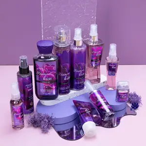 Conjunto de presente de gel de banho para cuidados com a pele de marca própria, perfume floral hidratante para lavagem corporal para mulheres