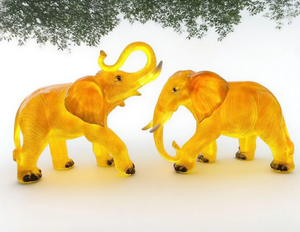 Escultura de luz de animales artificiales, para fiesta diseño de paisaje interior y exterior, centro comercial <span class=keywords><strong>Zooe</strong></span>, decoración de jardín de Hotel - Product Image 1