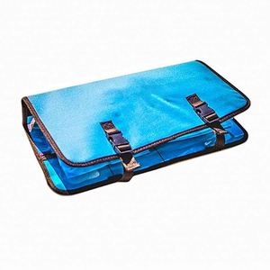 Sac à leurres de pêche BSCI Factory Bait Binderz Double Wide Taille : 17,75" x 9" Bleu clair - Product Image 1