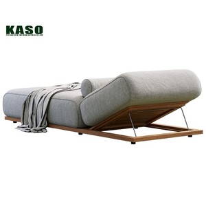 Muebles de Lujo para Piscina de Hotel, <span class=keywords><strong>Tumbona</strong></span> de Exterior Impermeable, Cama Solar para Patio, <span class=keywords><strong>Tumbona</strong></span> de Jardín, Silla de Madera de Teca para Piscina, <span class=keywords><strong>Tumbona</strong></span> para Tomar el Sol - Product Image 5