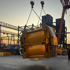 <span class=keywords><strong>Sicoma</strong></span> מותג 3 m3 פירי תאומים מערבל בטון אופקי עבור צמחים ערבוב צמחים - Product Image 2