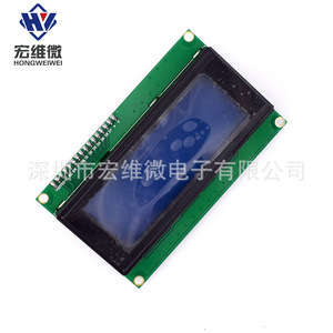 Module d'affichage LED Hongwei Micro LCD 2004A 20x4 à écran bleu 5V pour projets Arduino - Product Image 2