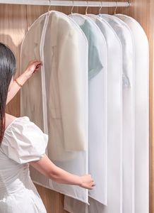 Housse de garde-robe transparente anti-poussière avec fermeture éclair, sacs à vêtements pour suspendre les vêtements, les manteaux, les vestes - Product Image 6