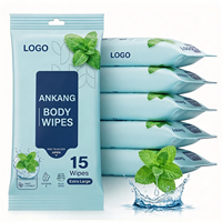 Lingettes antibactériennes écologiques sans rinçage pour le corps et le lit, extra grandes XL, OEM ODM pour les soins des personnes âgées et des patients, vente en gros