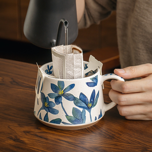 Taza de Café de Cerámica Moderna con Diseño de Nicho de Flores Personalizado al por Mayor, para Fiestas, 401-500 ml, Apta para Lavavajillas y Microondas - Product Image 2