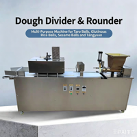 Machine commerciale de division et de façonnage de pâte en acier inoxydable pour boules de sésame, idéale pour la boulangerie et la transformation alimentaire