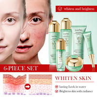Produits de soin de la peau hydratants et doux OEM ODM SADOER, ensemble de soin de la peau éclaircissant à la nicotinamide