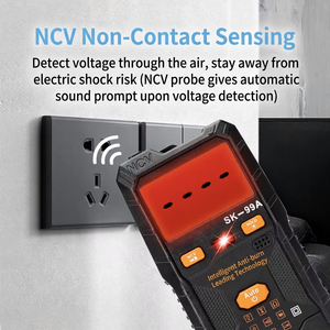 มัลติมิเตอร์ดิจิตอล Sk 99a 600v 100a ปิดเครื่องอัตโนมัติ โวลต์มิเตอร์อเนกประสงค์ พร้อมระบบตรวจจับ NCV - Product Image 5