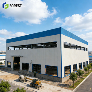 Structure en acier polyvalente professionnelle pour ateliers, entrepôts, écoles, centres commerciaux, appartements, hôpitaux – Grande portée - Product Image 1