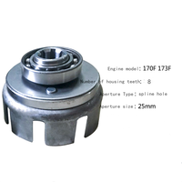 Ensemble de couvercle d'embrayage MEIQI power tiller china-embrayage
