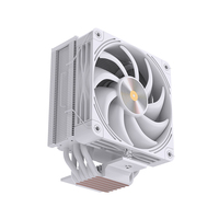 Enfriador de Aire para CPU LOVINGCOOL K600, 6 Tubos de Calor, PWM, 220W TDP, 5V ARGB, Ventilador Silencioso con Rodamiento Fluido para Computadoras de Escritorio Intel/AMD