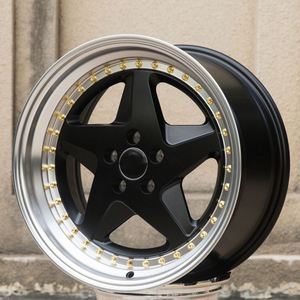 Jantes en alliage pour voiture de tourisme Deep Dish 18X8.5 pouces 4/5X100 compatibles avec ALPINE <span class=keywords><strong>GTA</strong></span> avec rivets - Product Image 5