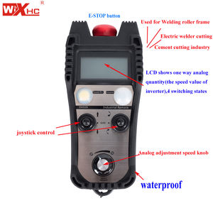 Télécommande radio WIXHC avec double vitesse 433MHZ IP67 Télécommande de soudage industriel avec <span class=keywords><strong>2</strong></span> joystickers 1 bouton de vitesse - Product Image 2