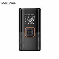 Meilunmei Gonfleur de pneus de voiture sans fil portable, pompe à air automatique rechargeable haute pression avec écran LCD numérique et lumière LED