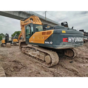 Excavatrice sur chenilles Hyundai 305LC-9T de 30,5 tonnes, état excellent, moteur Cummins, boîte de vitesses et pompe d'origine coréenne - Product Image 1