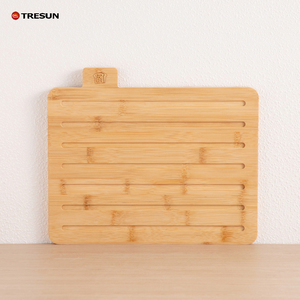 Set of 4 Bamboo Cutting Board Chopping Board Set With Stand Wood Cutting Board Set with Holder - Product Image 3
