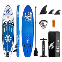 Matériel de point de chute durable direct d'usine planche de pagaie debout gonflable planche de SUP avec accessoires