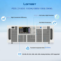 Alimentation CC programmable haute précision 30 kW 1000 V à large plage de tension d'entrée, précision 0,1 %, charge rapide haute tension 800 V pour véhicules électriques
