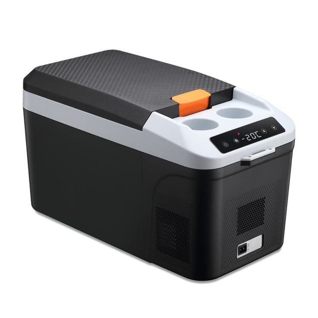 15.3L Portable Outdoor Cooler with Digital Display Armrest Shape 12V 24V DC 220V AC for Car Camping