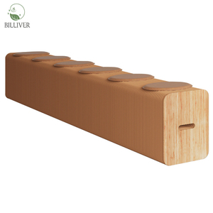 Modern Living Room Compress Fold Kraft Paper <strong>Stool</strong> 42cm Commercial Exhibition Bench Paper for Living Room and <strong>Office</strong> - Product Image 5