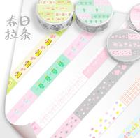 Adhésif simple face résistant à la chaleur Bowtie Cupcake Star Dot Scrapbooking Sticker pour masquage