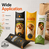 Großhandel: Personalisierte Shawarma-Boxen zum Abreißen – Einweg-Verpackungen für Döner, Kebab und Burrito zum Mitnehmen