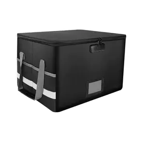 인기있는 홈 오피스 파일 저장 상자 법률 보험 내화 및 방수 문서 상자 잠금