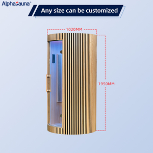 <span class=keywords><strong>Sauna</strong></span> Infrarroja en Forma <span class=keywords><strong>de</strong></span> Barril para Interiores, <span class=keywords><strong>Sauna</strong></span> Casera con Luz Roja Infrarroja, Portátil para 1 Persona - Product Image 6